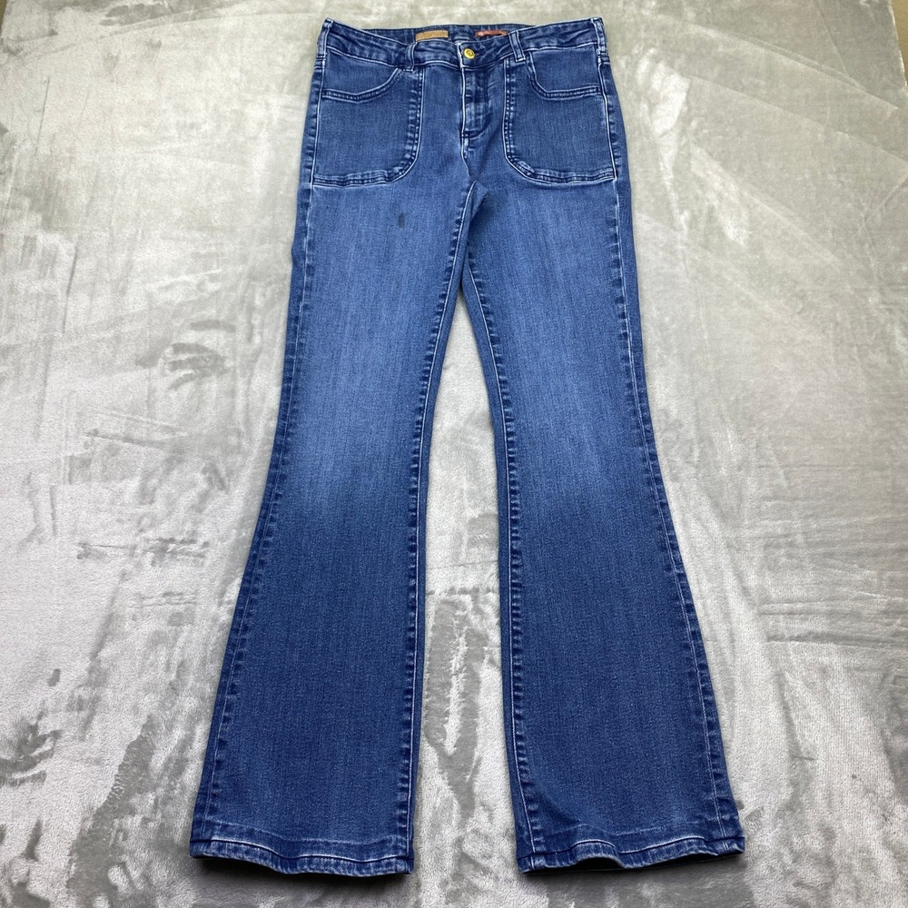 Pilcro Anthropologie Denim Bootcut Jeans Women 28 Tall Stretch Grunge‎ Retro Y2K